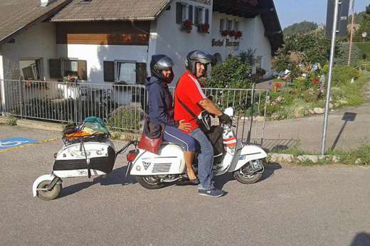 Urlaub mit der Vespa in Südtirol